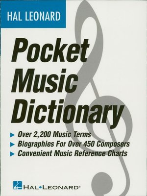 cover image of The Hal Leonard Pocket Music Dictionary (Music Instruction)